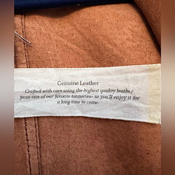 Chicos size 2 (Large) Suede Cascade Jory Jacket open front, NWT - Picture 7 of 9